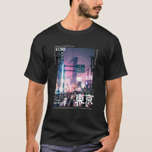 Japanese Tokyo Cyberpunk Art Streetwear Retro Grap T-Shirt