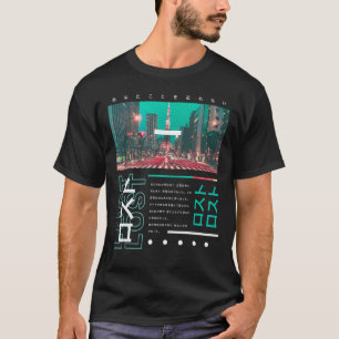 Japanese Tokyo Cyberpunk Art Streetwear Retro Grap T-Shirt