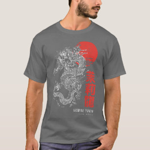 Japanese Tokyo Dragon Asian Shirt Japanese Kanji C
