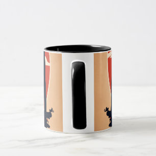 Japanese Torii Gate Silhouette Mug: Romantic Sunse Mug
