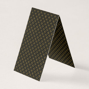 Japanese Traditional Design1 -SHIPPO- Black&Gold Business Card