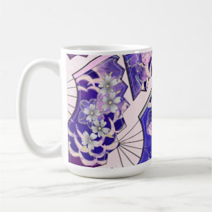Japanese Traditional Fans Coffee Mug