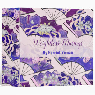 Japanese Traditional Fans CUSTOM Binder
