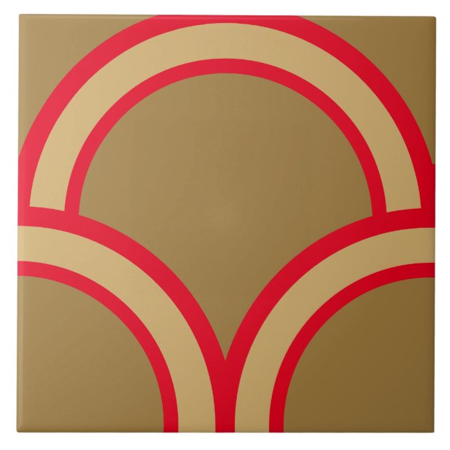 Japanese Traditional Pattern Tile (Front)