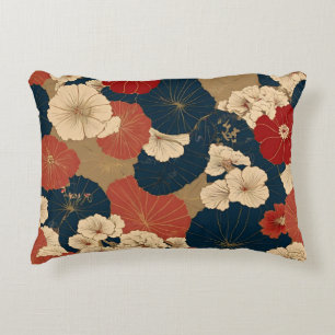 Japanese Traditional Seamless Pattern  Accent Pillow