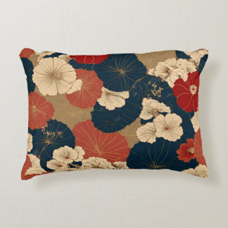 Japanese Traditional Seamless Pattern  Accent Pillow