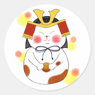 Japanese　Traditional　Vintage Classic Round Sticker