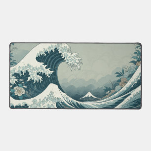Japanese Ukiyo-e Desk Mat, Large Mousepad, Neopren Mat
