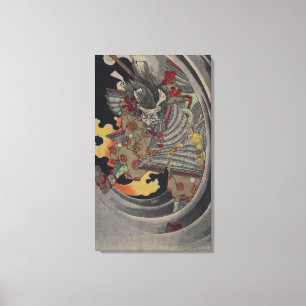 Japanese Ukiyo-e Yokai Ghost by Yoshitoshi Canvas Print