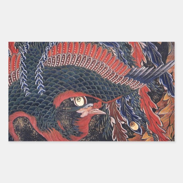Japanese Ukiyoe Art vol.9, Katsushika Hokusai Sticker (Front)