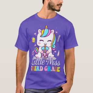 Japanese Unicorn Kawaii Boba Tea Little Miss Third T-Shirt
