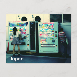 Japanese Vending Machines Postcard