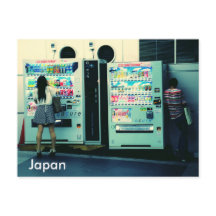 Japanese Vending Machines Postcard