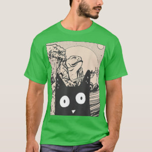 Japanese Vintage Aesthetic Alt Cute Anime Kitten N T-Shirt