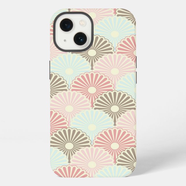 Japanese vintage pattern iPhone case (Back)