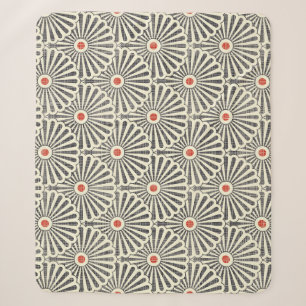 Japanese vintage pattern, seamless texture. sherpa blanket