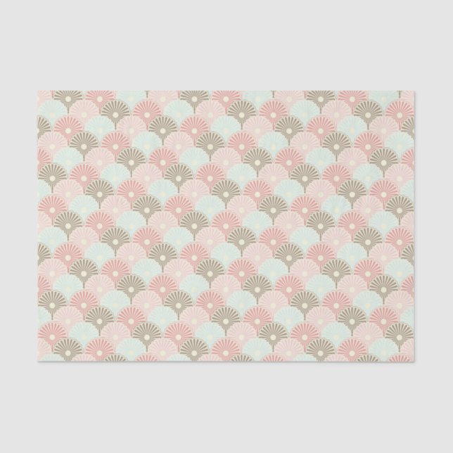 Japanese vintage pattern tissue paper (Front)