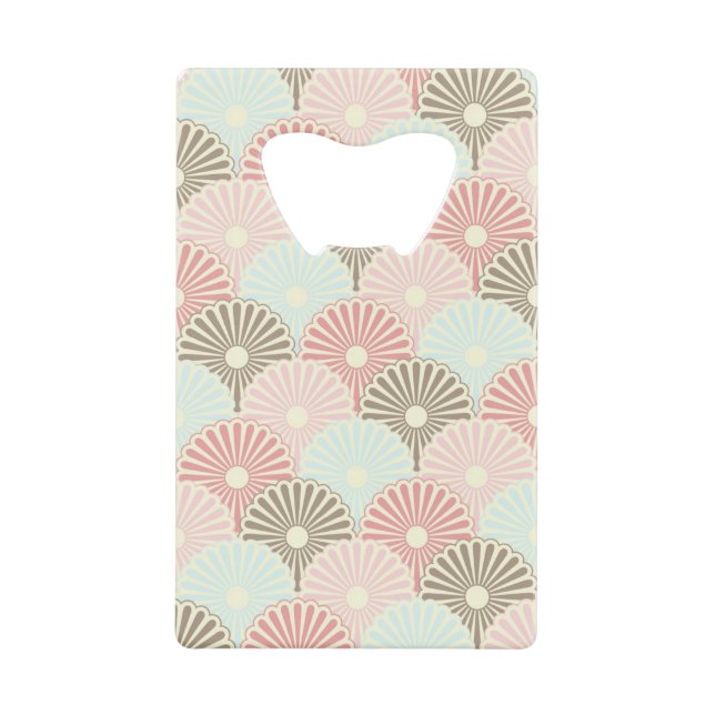 Japanese vintage pattern wallet bottle opener (Front)