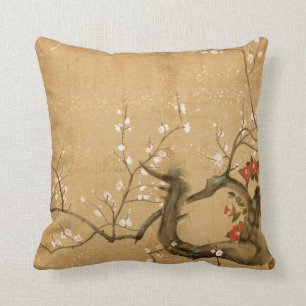 Japanese Vintage Throw Pillow