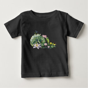 Japanese Water Lilies and Lotus Flowers Baby T-Shirt