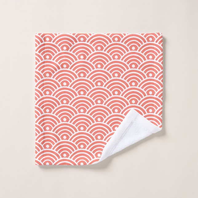 Japanese Water Wave  Wash Cloth (Wash Cloth)