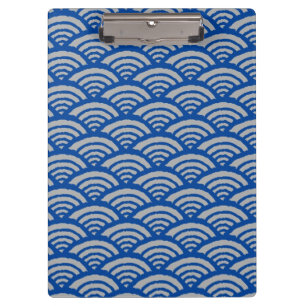 Japanese Wave Pattern Clipboard