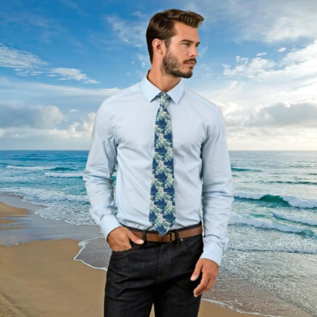 Japanese Wave Vintage Tie: Timeless Style Tie (Creator Uploaded)