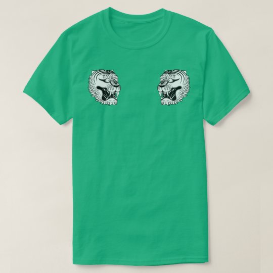 japanese white tiger tattoo T-shirt