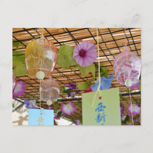 Japanese Wind-chimes (fuurin) Postcard (Front)