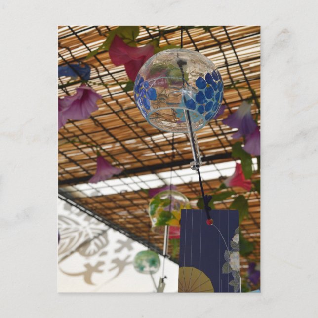 Japanese Wind-chimes (fuurin) Postcard (Front)
