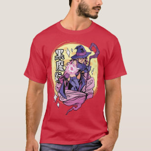 Japanese Witch Anime Japan Manga Character Hallowe T-Shirt