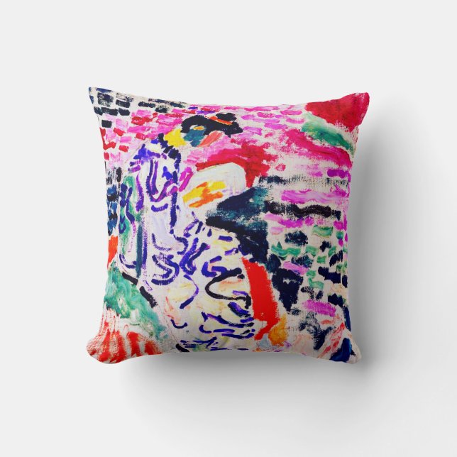 Japanese Woman beside the Water, Matisse Throw Pillow (Front)