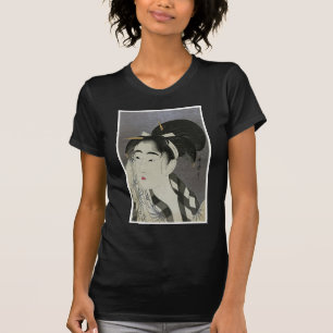 Japanese Women wiping her face T-Shirt