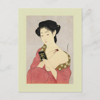 Japanese Woodblock Postcard