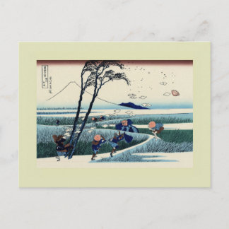Japanese Woodblock Postcard
