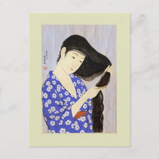 Japanese Woodblock Postcard