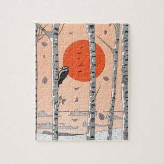 Japanese Woodpecker Jigsaw Puzzle