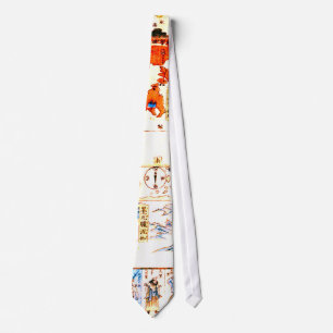 Japanese World Map 1800 Tie