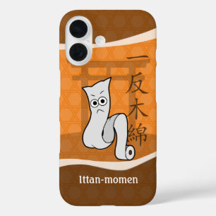 Japanese Yokai Ittan-momen iPhone 16 Case