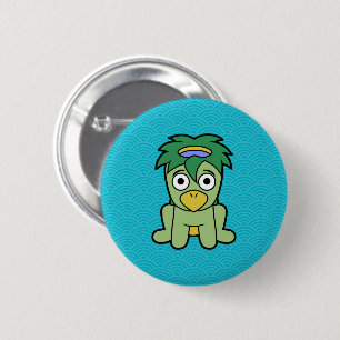 Japanese Yokai Kappa 2 Inch Round Button