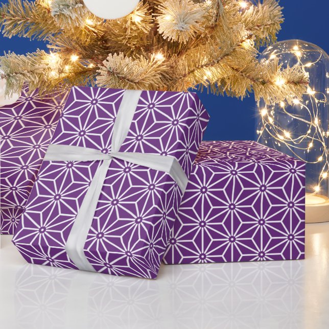 Japanese Yukata Jinbei Asanoha ayame Wrapping Paper (Holidays)