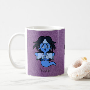 Japanese Yurei Ghost: Cartoon Yokai Coffee Mug