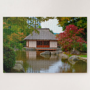 Japanese Zen Garden Hamburg Germany. Jigsaw Puzzl Jigsaw Puzzle