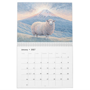 Japanese Zodiac Animals – Pastel Fine Art Calendar