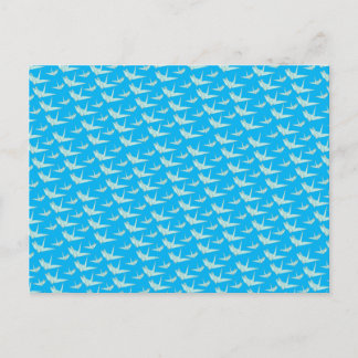 JapaneseOrigami Tsuru Cranes Postcard