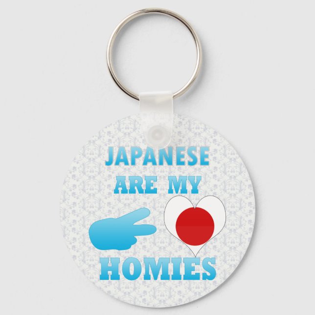 Japaneses are my Homies Keychain (Front)