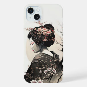 Japanische Geisha - iPhone 15 Plus Case