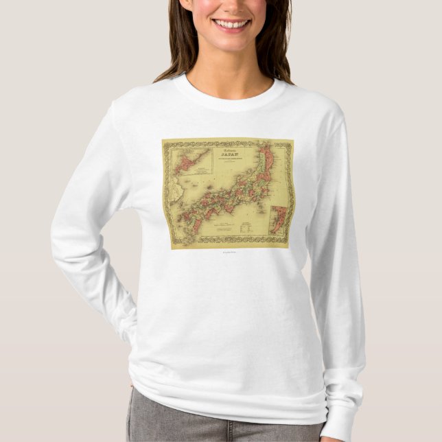 JapanPanoramic MapJapan T-Shirt (Front)