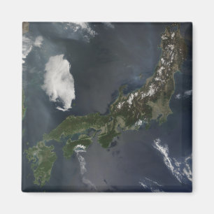 Japan's main island, Honshu Magnet