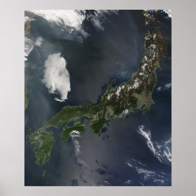 Japan's main island, Honshu Poster (Front)